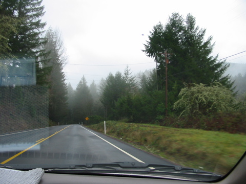 heading into the mountains: no snow yet