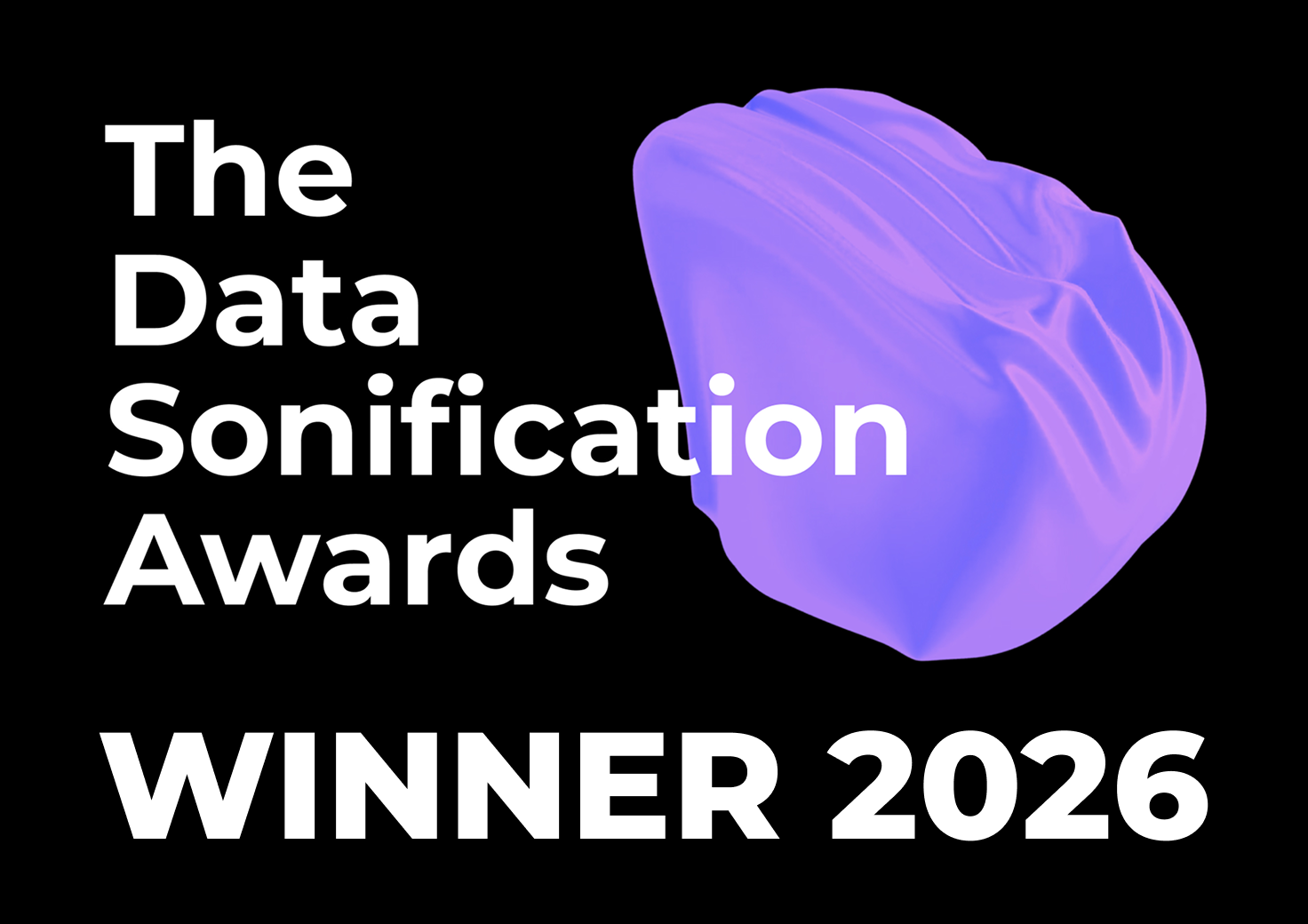 2025-6 Data Sonification Award Winner badge
