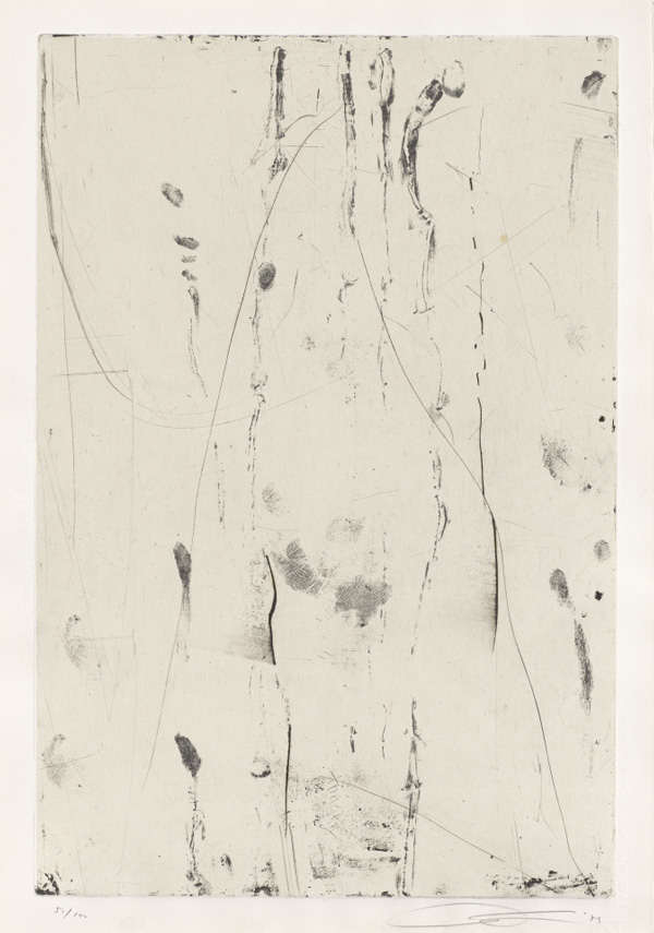 Ida Shōichi (1941–2006) Paper Between Scratching and Scratching No. 6, from the portfolio Surface is the Between: Lotus Sutra