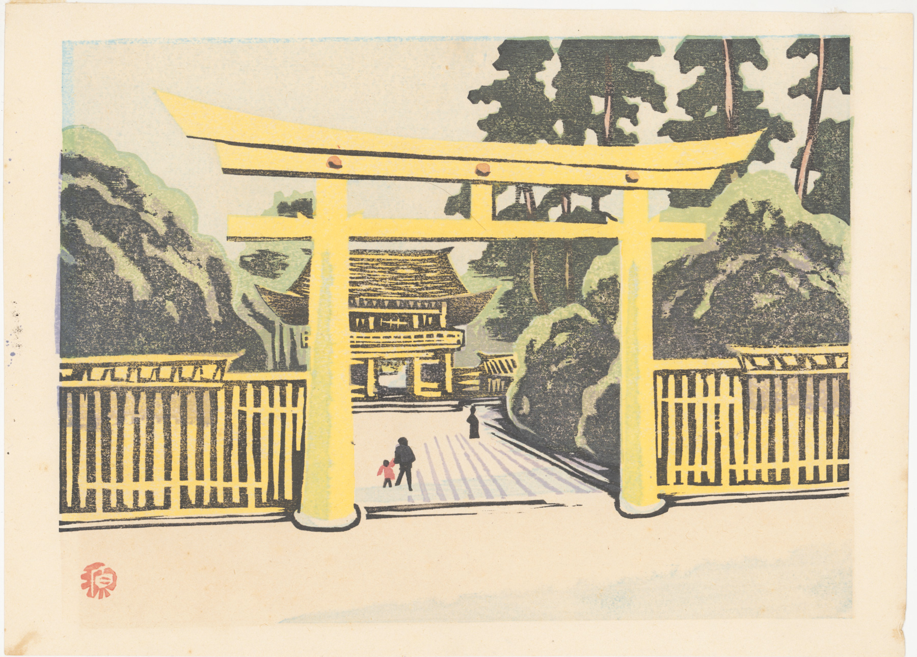 Meiji Shrine from the series Scenes of Last Tokyo - The Lavenberg 