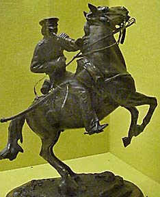 Bronze Mexican War Trooper