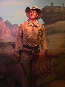 [John Wayne in a scene from The Searchers]