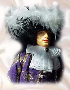 King Charles II doll by Peggy Nisbet