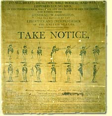 Revolutionary War Recruiting Poster