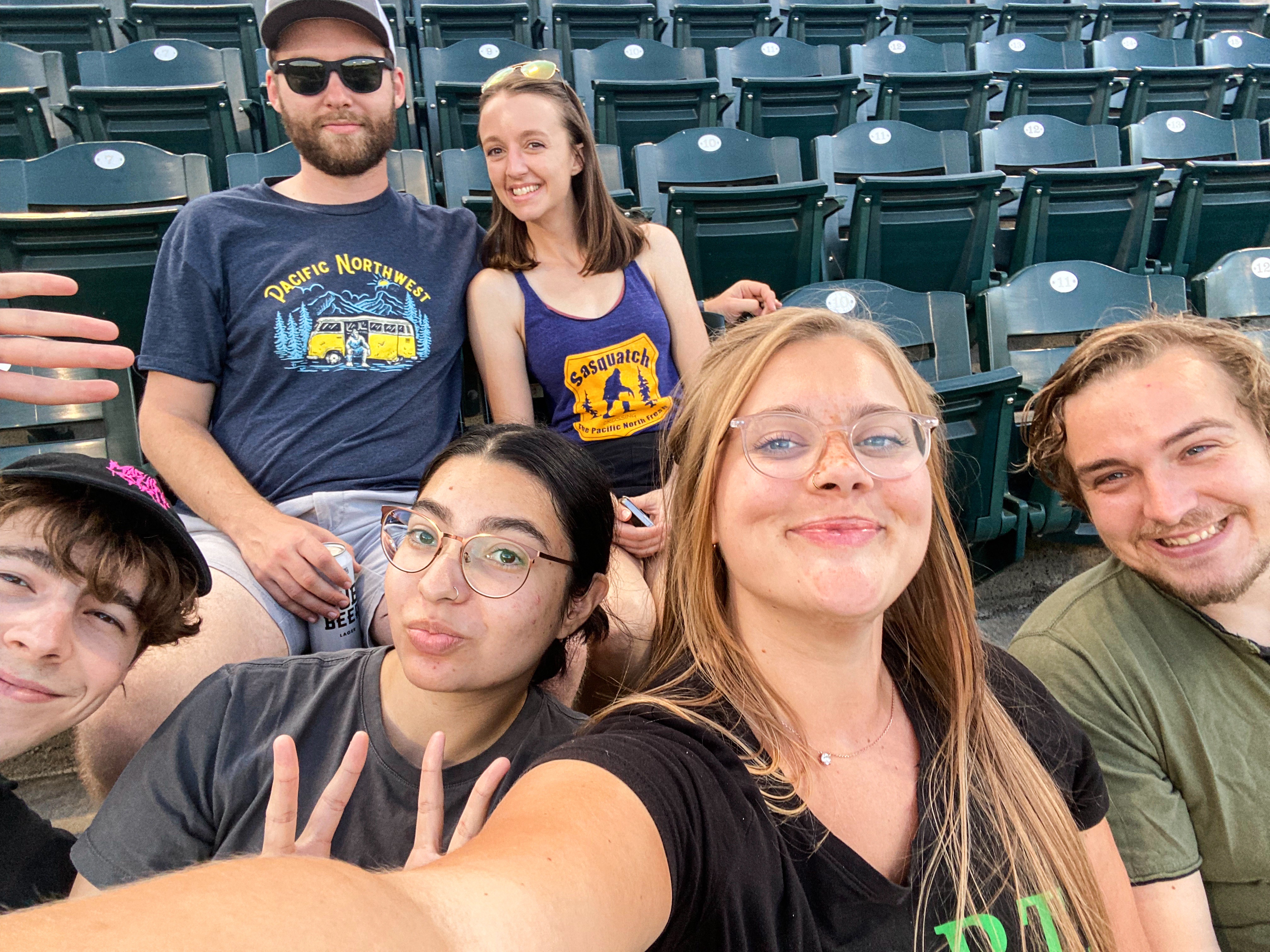 Baseball game for the Eugene Emeralds