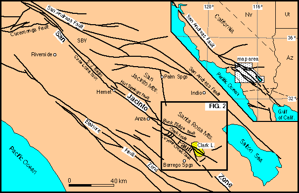 southern san andreas fault map