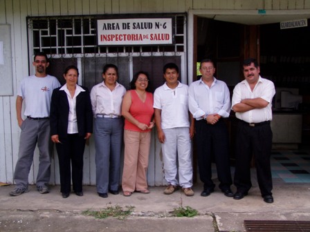 Ecuadorian collegues. Photo: Sugiyama 2006.
