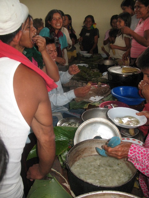 Traditional foods demonstration. Photo: Madimenos 2008.