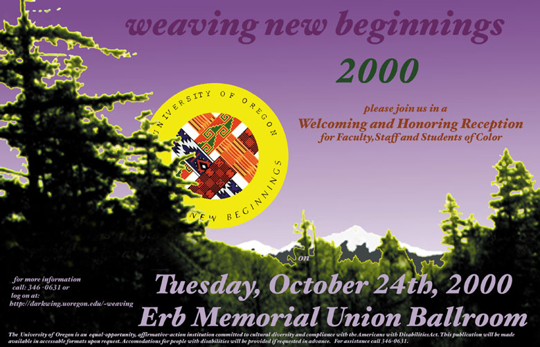 Weaving New Beginnings 2000 -- October 24, 2000