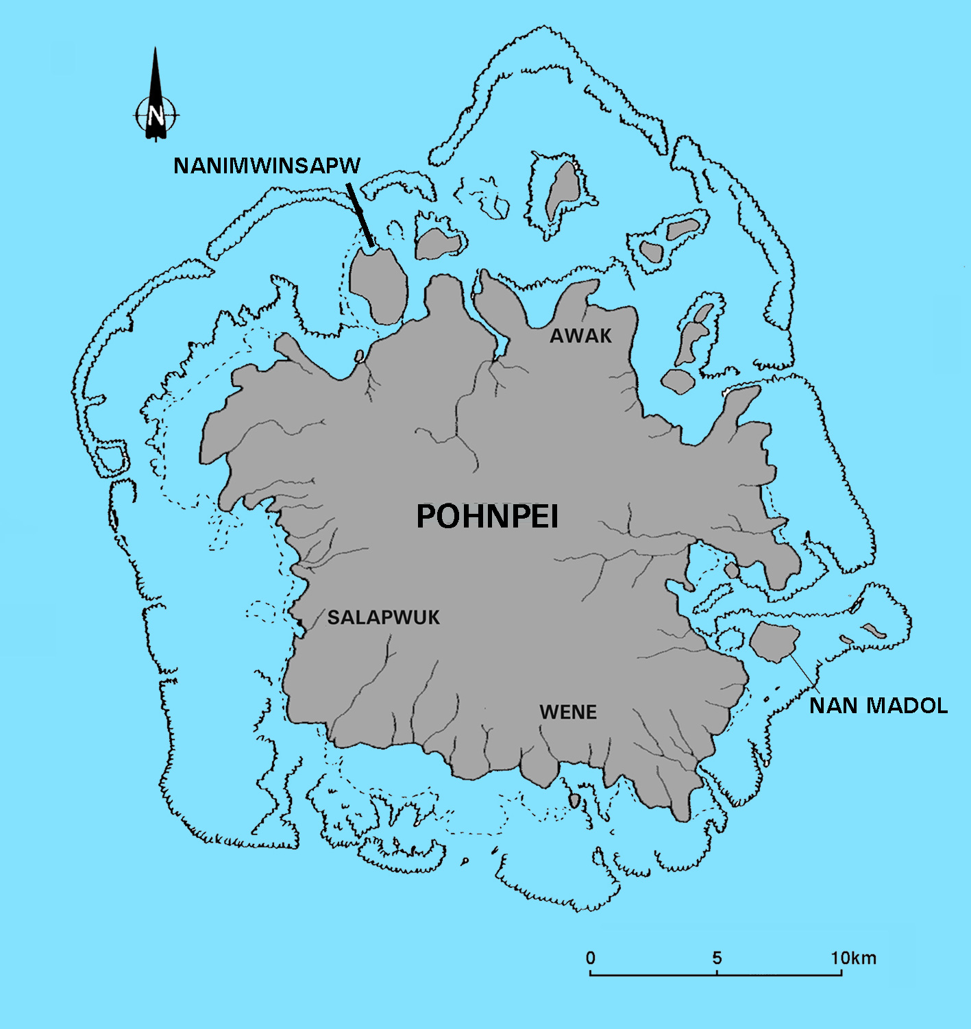 map image of pohnpei